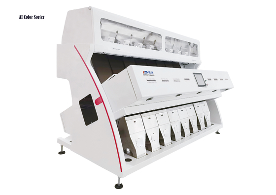 آلة فارز الألوان AI CCD 512 قناة 8 شلال