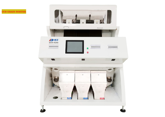 CCD Grain Color Sorter 192 قناة مع قاذف عالي التردد