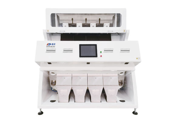 RGB CCD آلة فارز لون حبوب الذرة والقمح 4 مزالق 256 قناة