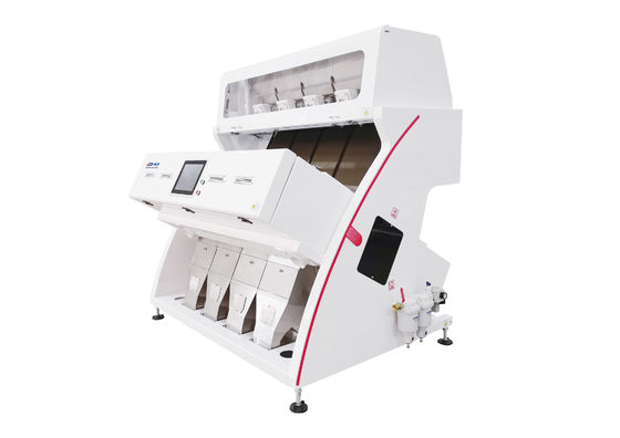 RGB CCD آلة فارز لون حبوب الذرة والقمح 4 مزالق 256 قناة