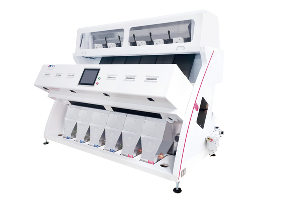 6 مزالق 384 قناة CCD RGB فارز حبوب قمح زراعي سعة عالية
