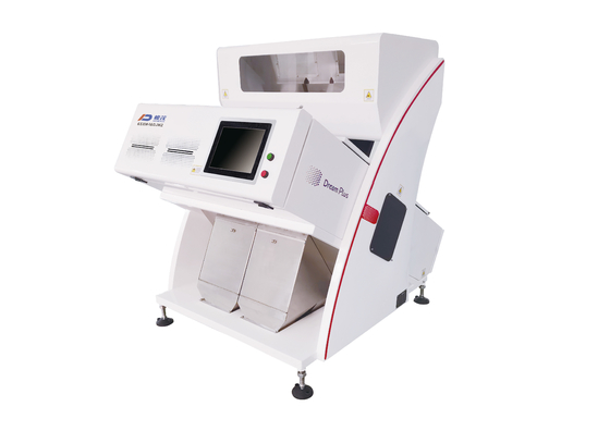 RGB CCD الزراعة لون الفاصوليا البيضاء آلة فارز 2 المزالق