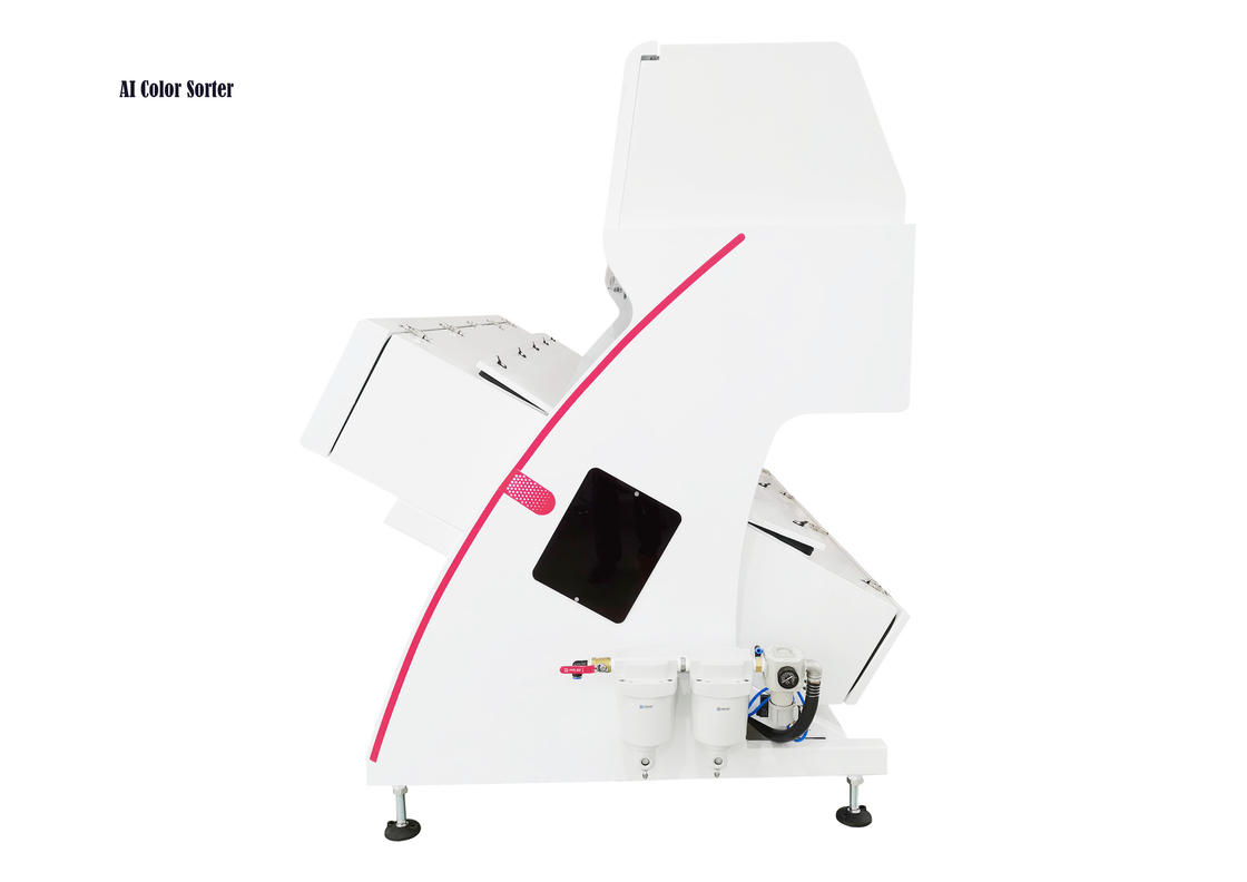 آلة فارز الألوان AI CCD 512 قناة 8 شلال