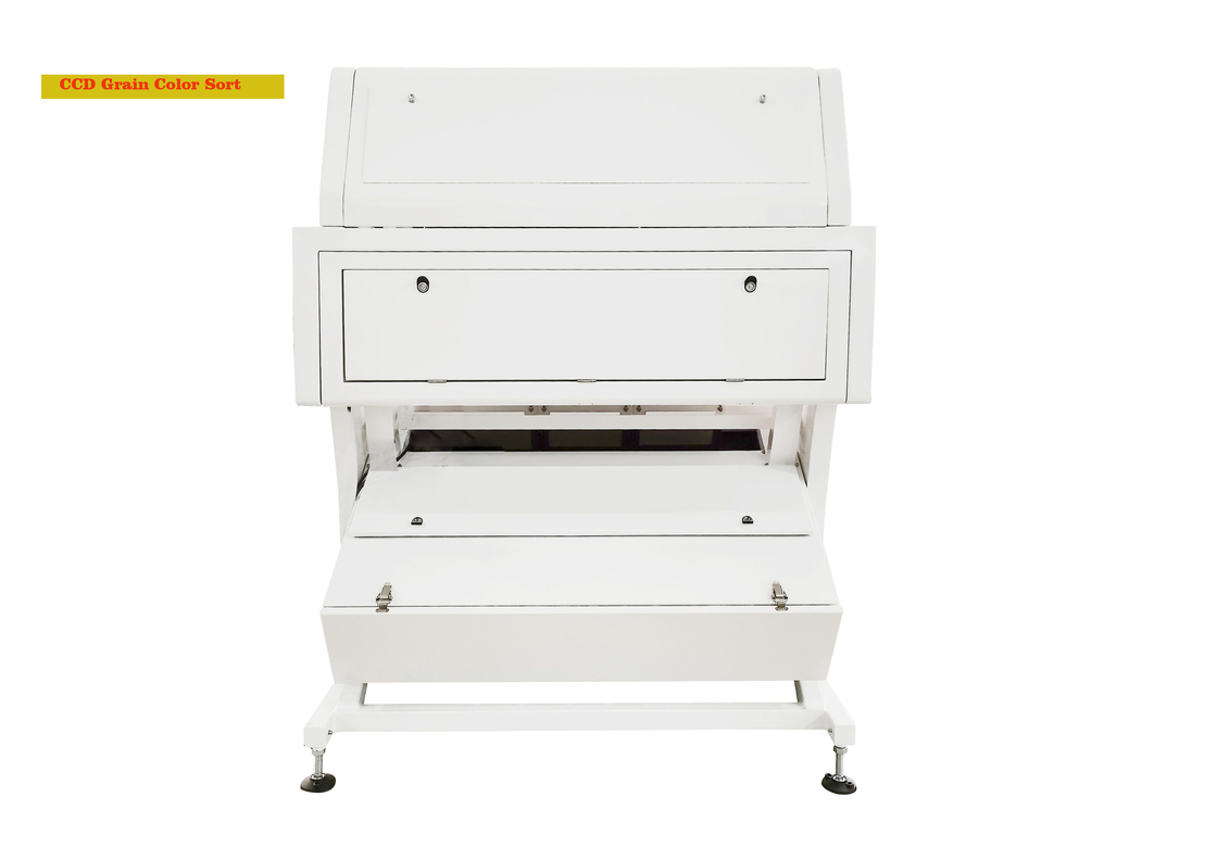 CCD Grain Color Sorter 192 قناة مع قاذف عالي التردد