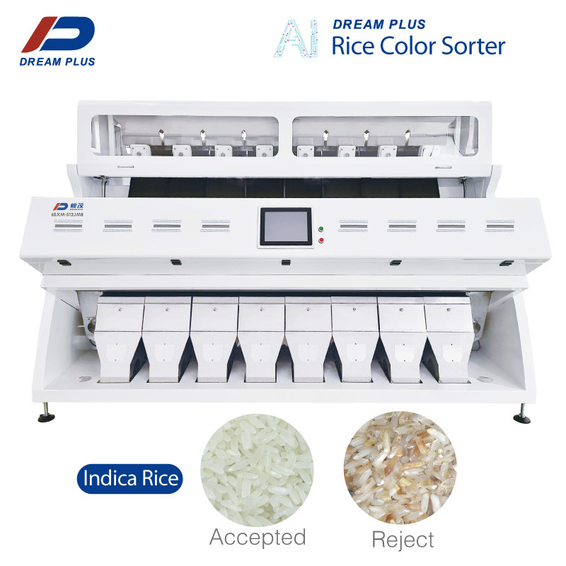 آلة فارز ألوان الأرز Dream Plus CCD ذات 8 مزالق