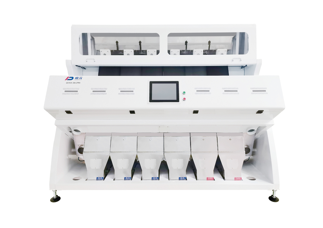 6 مزالق 384 قناة CCD RGB فارز حبوب قمح زراعي سعة عالية