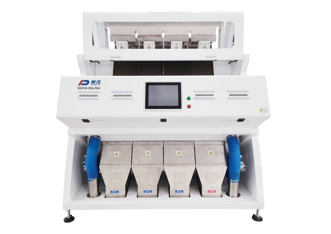 220V 50HZ 1.8KW آلة فارز لون الحبوب البصرية 3 المزالق